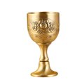 thumbnail image 2 of BEMS-Copa dorada, cáliz rey hecho a mano, copa en relieve, copa de vino, 2 of 6