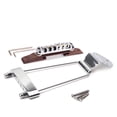 thumbnail image 3 of Height Adjustable Guitar Bridge Tailpiece for Archtop Jazz Guitar Chrome, 3 of 8