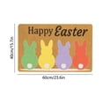 thumbnail image 3 of Ohufall Rabbit Pattern Easter Welcome Mat Absorbent Non Slip Doormat Indoor Outdoor Easter Decor For Entryway, 3 of 6