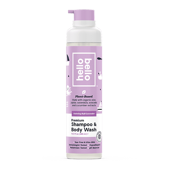 Hello Bello ExtraGentle Baby Shampoo & Body Wash, Lavender, 10 Oz