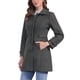 thumbnail image 4 of Abrigo largo clásico de invierno de una sola botonadura para mujer INSPIRE CHIC con bolsillos XS gris oscuro, 4 of 6