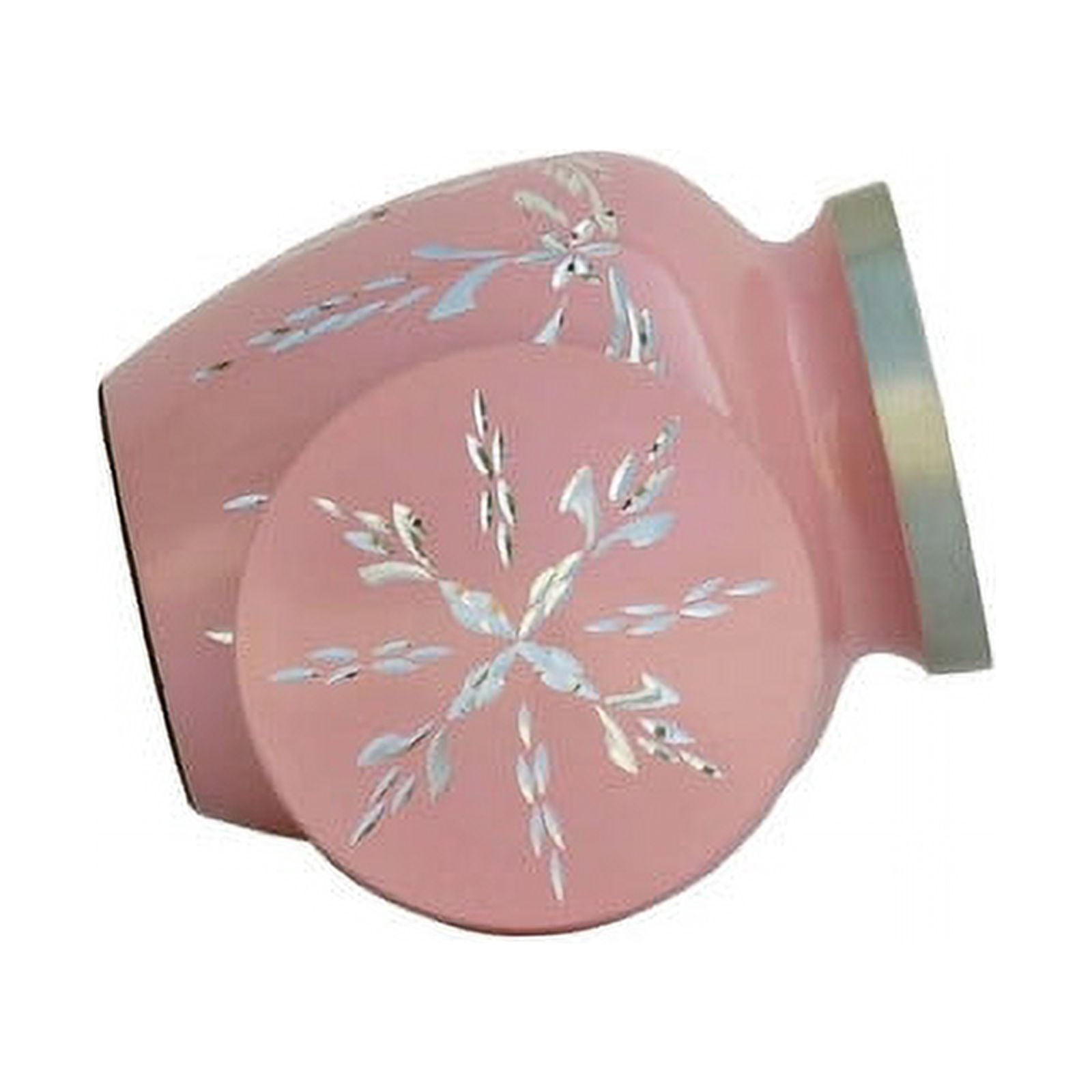 SHREYAS Aluminium PINK SL DZ Medium Size Cremation URNs Keepsake Vase of Human & Pet Ashes