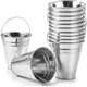 thumbnail image 2 of Kicko Cubos Grandes de Metal Galvanizado Paquete de 24, con Asas, 5 x 4,5 Pulgadas, Regalo Exclusivo, 2 of 6