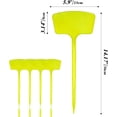 thumbnail image 2 of 4PCS Plant Label Large Tall Outdoor Waterproof Plastic T-Type Tags Durable Nursery Garden Markers for Flower Herbs, 2 of 6