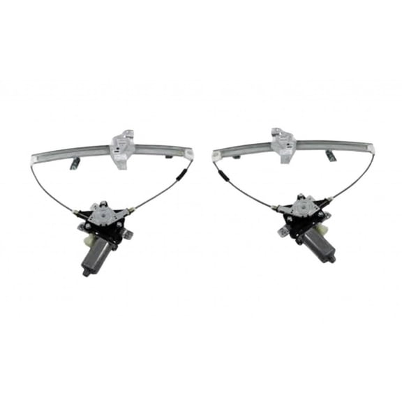 For Chevy Impala 2000-2005 Power Window Regulator & Motor Assembly Driver and Passenger Side | Pair | Front | GM1350135, GM1351135 | 15240530, 15240529