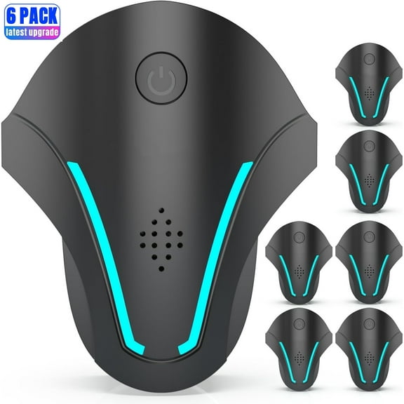 Ultrasonic Mouse Repelent - Indoor Ultrasonic Pest Repeler for Mosquito, Mice, Rats, Roach, Rodent, Spider, Bug, Electronic Mosquito Repelent Ultrasonic Plug in for Indoor, House, Garage