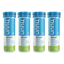 Nuun Sport: Electrolyte Drink Tablets, Lemon Lime, 10 Count (Pack of 4)