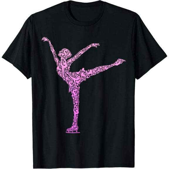 Figure Skating Ice Skating Ice Skates Girls Women T-Shirt