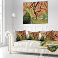 thumbnail image 3 of Designart Old Japanese Maple Tree - Landscape Photography Throw Pillow - 18x18, 3 of 5