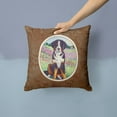 thumbnail image 2 of Carolines Treasures 7011PW1414 Bernese Mountain Dog Fabric Decorative Pillow  14Hx14W multicolor, 2 of 4