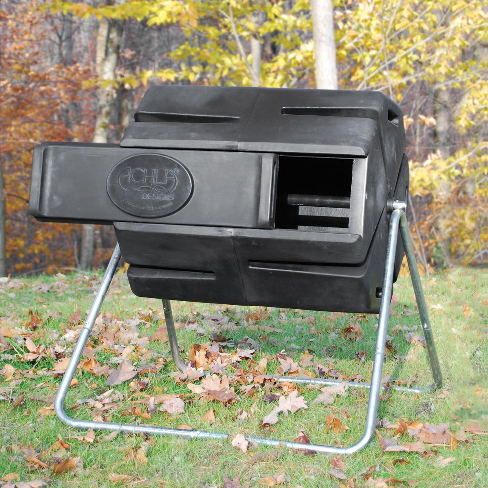 Achla Designs 7 Cubic ft. Recycled Plastic Compost Tumbler CMP-05 by Minuteman/Achla Designs