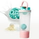 thumbnail image 5 of Botella Mezcladora de Proteínas Portátil de 700 Ml | Vaso Deportivo de Doble Capa a Prueba de Fugas | Mezclador para Gimnasio con Escala Medidora | Incluye Tapa, Filtro y Depósito | Disponible En Ros, 5 of 6