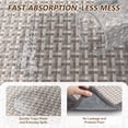 thumbnail image 4 of SIXHOME Kitchen Rugs 20"x32" Non-Slip Kitchen Mat, Washable Absorbent Small Throw Rug for Kitchen Floor, Twill Decor Mats in Gray Brown, 4 of 7