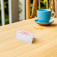 thumbnail image 3 of KALLORY Bow Seating Cards for Wedding Guest Organization Elegant Princess Theme Place Cards, 3 of 10