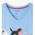 thumbnail image 4 of Little Blue House Women's Cats & Dogs Sleepshirts Sleepwear, Let Sleeping Dogs Lie, One Size, 4 of 6