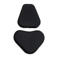 thumbnail image 1 of Funda de sillín de bicicleta suave para bicicleta reclinada, cojín para asiento de bicicleta con soporte para la espalda Negro 16cm 12cm, 1 of 9