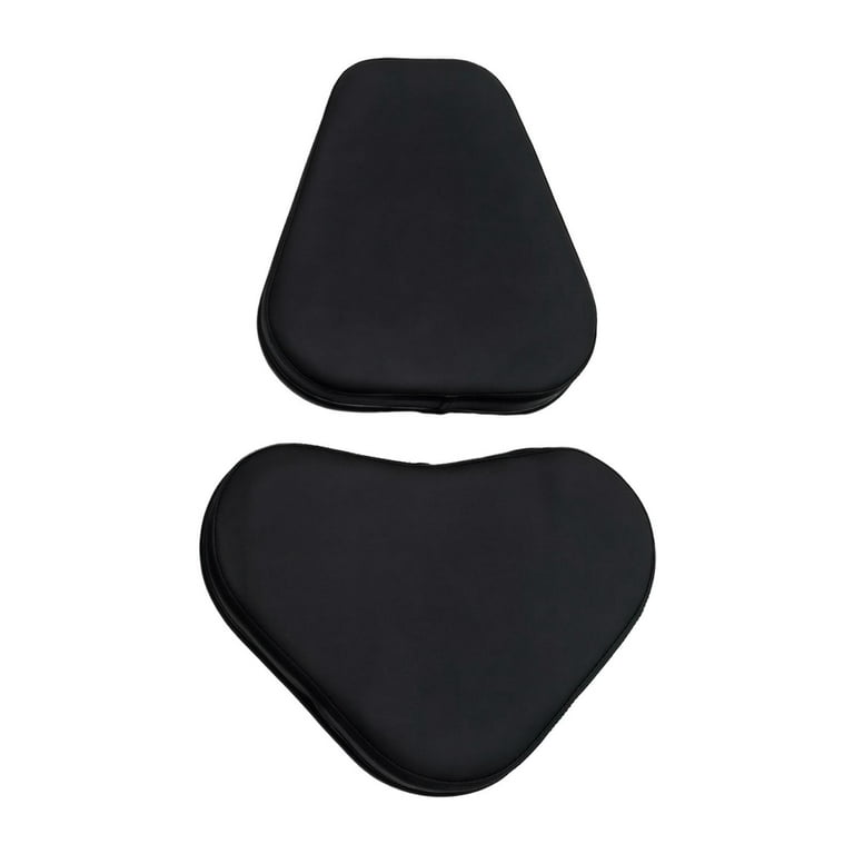 Bike Seat Cushion with Back Support Saddle Cover Exercise Bike Wide Padded  Seat Cycling Riding Accessories for Unisex, Recumbent Bikes Black 16cm 12cm