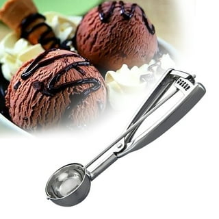 Jpgif Portion Scoop Durable Cookie Scoop With Silicone Handle Stainless  Steel Disher For Scoop Cookie Dough Cupcake Batter