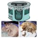 thumbnail image 5 of Corralito plegable para perros, corralito portátil para mascotas, perros , , con cubierta de malla extraíble, tapa con cremallera, Verde M Yinane Perros Gatos Play Pen, 5 of 8