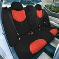 thumbnail image 2 of For Nissan Altima 2019-2023 FH Group Custom Fit Neoprene Car Seat Covers - Red Rear Bench, 2 of 5