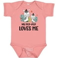 thumbnail image 3 of Inktastic Zebra My Pop-pop Loves Me Boys or Girls Baby Bodysuit, 3 of 5