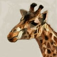 thumbnail image 2 of Butcher, Sarah 20x20 White Modern Wood Framed Museum Art Print Titled - Giraffe Portrait, 2 of 4