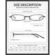 thumbnail image 3 of 3 Pack Slim Pocket Reading Glasses For Men Women Blue Light Blocking Compact Readers Spring Hinge Metal Frame Eyeglasses With Portable Pen Clip Tube, 3 of 5