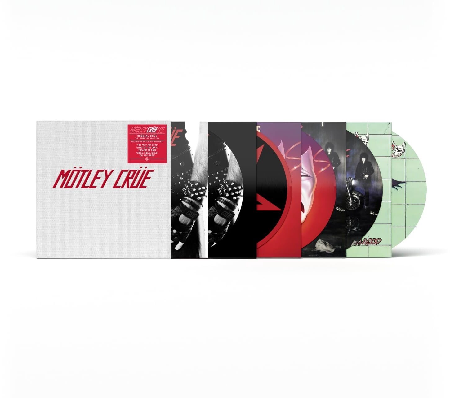 Motley Crue - Crucial Crue: The Studio Albums 1981-1989 Vinyl