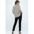 thumbnail image 5 of PROVA  Women's Targa Oversized Geometric Print Long Sleeve Button Down Top, 5 of 8