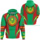 thumbnail image 3 of Sudadera con capucha con estampado de la bandera de Mauritania y el emblema nacional de MR para hombre, ropa informal, sudadera deportiva para niño y niña, 3 of 5