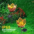 thumbnail image 3 of Flower Solar Light, 40cm Flower Decorative Solar Light Warm White Light  For Courtyard, 3 of 4