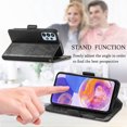 thumbnail image 2 of Case for Samsung Galaxy A23 Cover Leather Wallet Folio Case Book Design Flip Magnetic Closure - Black, 2 of 5