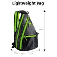 thumbnail image 4 of Pickleball Bag Portable Pickleball Backpack Adjustable Crossbody Bag with Fence, 4 of 8