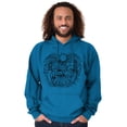 thumbnail image 5 of Bald Eagle Traditional American Hoodie Sweatshirt Women Men Brisco Brands 3X, 5 of 6