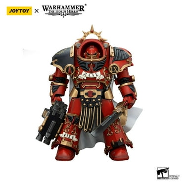 JOYTOY Warhammer The Horus Heresy 1/18 Action Figure Blood Angels Legion Praetor in Tartaros Terminator Armour Collection Model