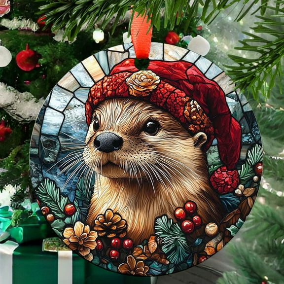 Otter 1 Christmas Ornament, Holiday Tree Ornament, Gift for Mom, Love Day Home Decor, Festival Gift Ornament, Keepsake 2025