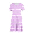 thumbnail image 6 of Wancir Women's Casual Summer T Shirt Dresses Short Sleeve Swing Dress with Pockets, 6 of 6