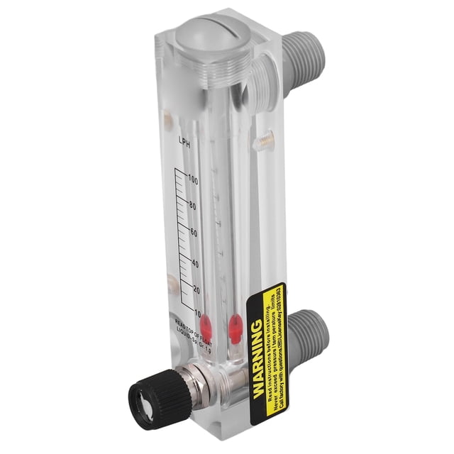 Medidor De Flujo De Líquido De Agua, Medidor De Flujo De Líquido Acrílico Transparente 10-100LPH Durable Profesional Conveniente Ligero Para Control