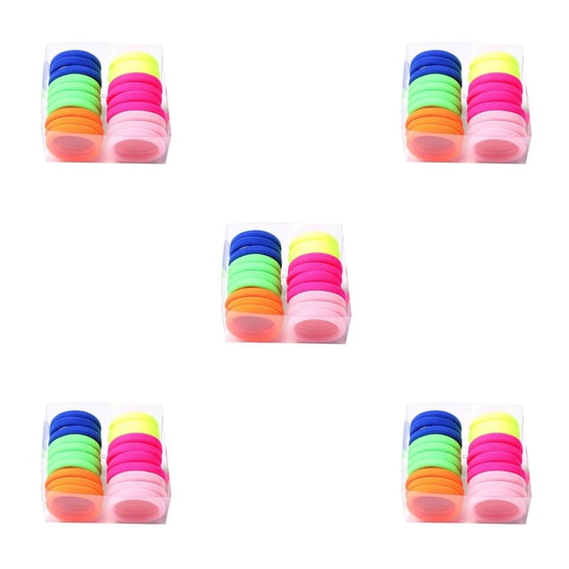Qarigey 20 piezas/30 piezas mujeres niñas cola de caballo soporte para el cabello elástico Nylon Spandex banda cuerda niños sin costuras lazos para el Type1 NO1 Qarigey CBP051510