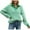Green, variant on QIPOPIQ Womens Sweaters Clearance Pullover Sweaters Fashion Casual Color Long Sleeve V-Neck Sweater Knitwear Black M