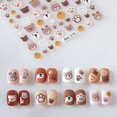 thumbnail image 2 of Lubelski Nail Adhesive Stickers Lovely DIY Paper Roses and Rabbits Nail Decals for Women, 2 of 7