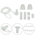 thumbnail image 2 of LEFU for 17mm Roller Blind Fittings Kit with Brackets Chain Spares Set Replacement Parts for Window Treatments High-Quality Plastic Easy Installation 200cm Rope Home Office Hotel Use, 2 of 10