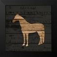 thumbnail image 2 of Bailey, Ann 12x12 Black Modern Framed Museum Art Print Titled - Neigh, 2 of 5