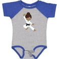 thumbnail image 3 of Inktastic African American Girl, Black Belt, Karate Pose Girls Baby Bodysuit, 3 of 5