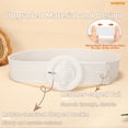 thumbnail image 4 of WHIPPY Women Straw Woven Stretch Belt for Dresses Pants Ladies Braided Elastic Belts, 4 of 6