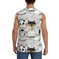 thumbnail image 4 of Pofeuu Funny Animals Series Print Men's Muscle T-Shirt, Sleeveless, Muscle Tank, Classic Muscle Tee Top For Men Casual Sleeveless Muscle T-Shirt Trendy Clothes-3X-Large, 4 of 7
