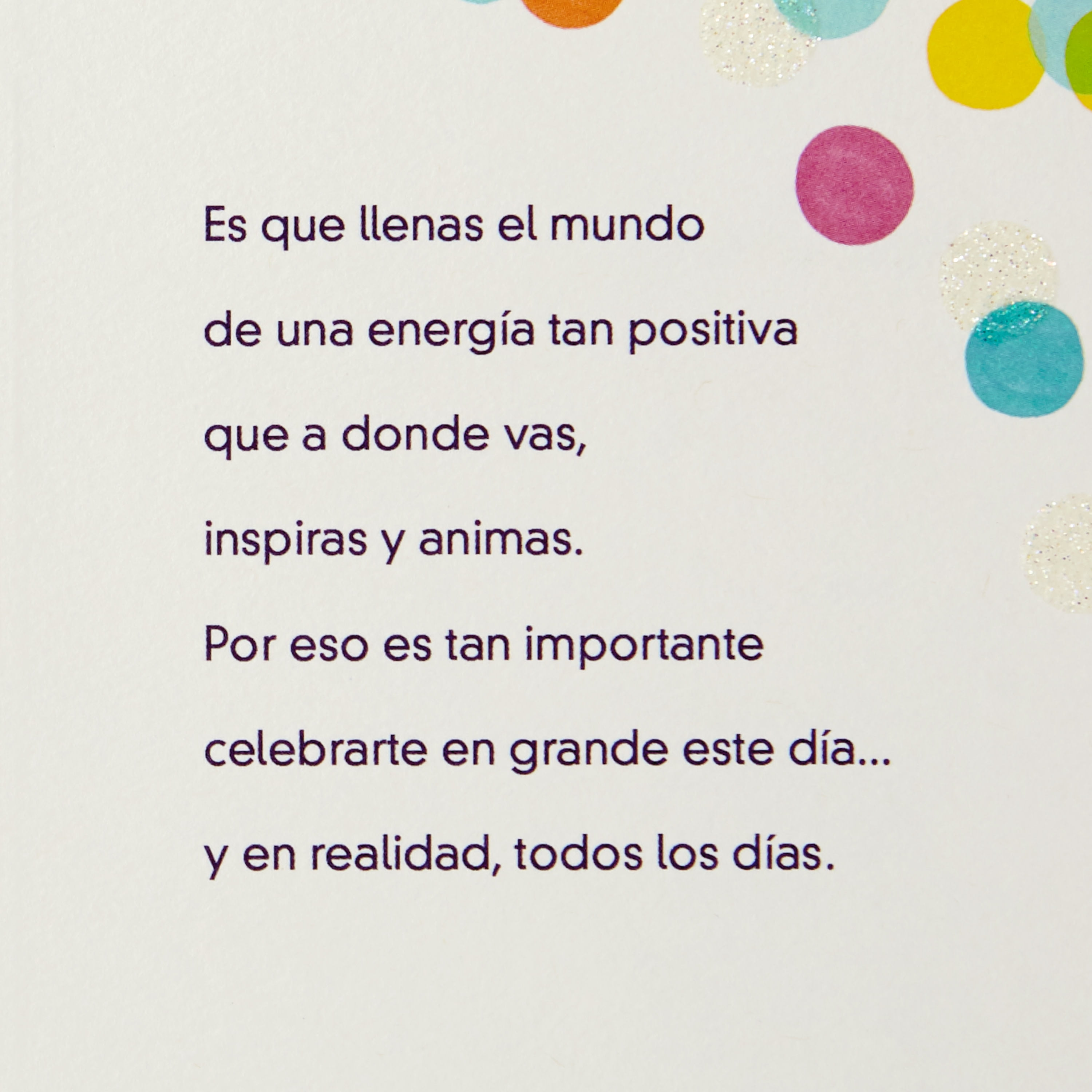 Hallmark Vida Spanish Birthday Card, Tarjeta de Cumpleaños Española (Feliz Cumpleaños)