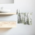 thumbnail image 6 of Green Eucalyptus Hand Towels, 2 PCS Sage Leaves Soft Absorbent Small Bath Towel Kitchen Dish Guest Towel for Bathroom Hotel Gym Spa, 6 of 7