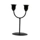 thumbnail image 1 of Portavelas Candelabros Centros de mesa Candelabros Velas Linterna de metal Velas cónicas Soporte Candelabro para sala de estar Festival Negro, 1 of 9