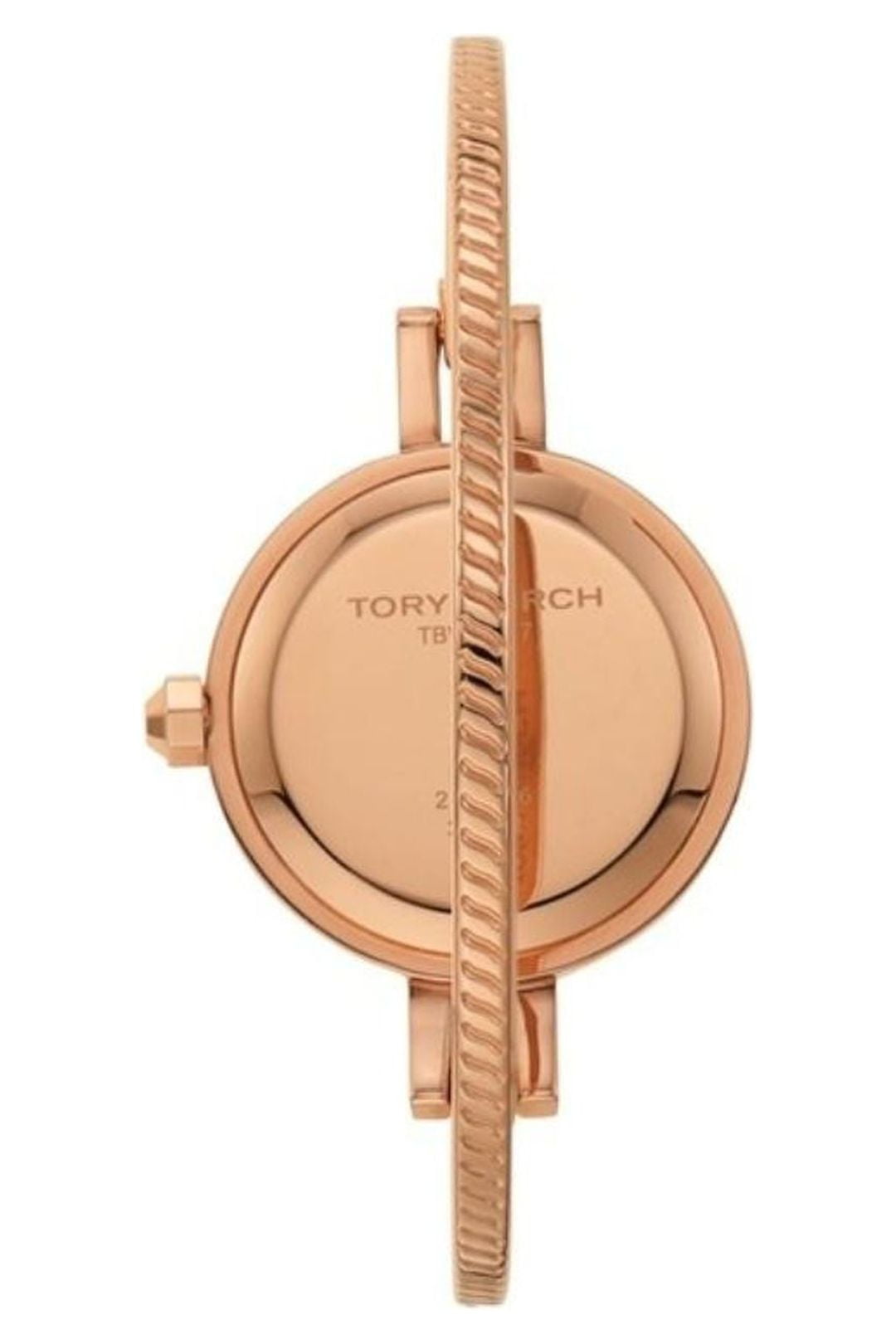 Tory Burch Reva Bangle Watch Gift Set w/ Top Rings, Rose Gold